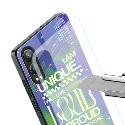 proudly me back phone cover | glass case for oneplus nord ce 4 lite