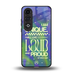 proudly me back phone cover | glass case for oneplus nord ce 4
