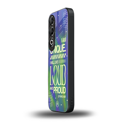 proudly me back phone cover | glass case for oneplus nord ce 4