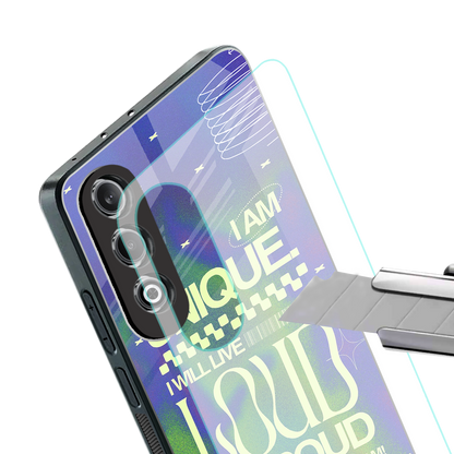 proudly me back phone cover | glass case for oneplus nord ce 4