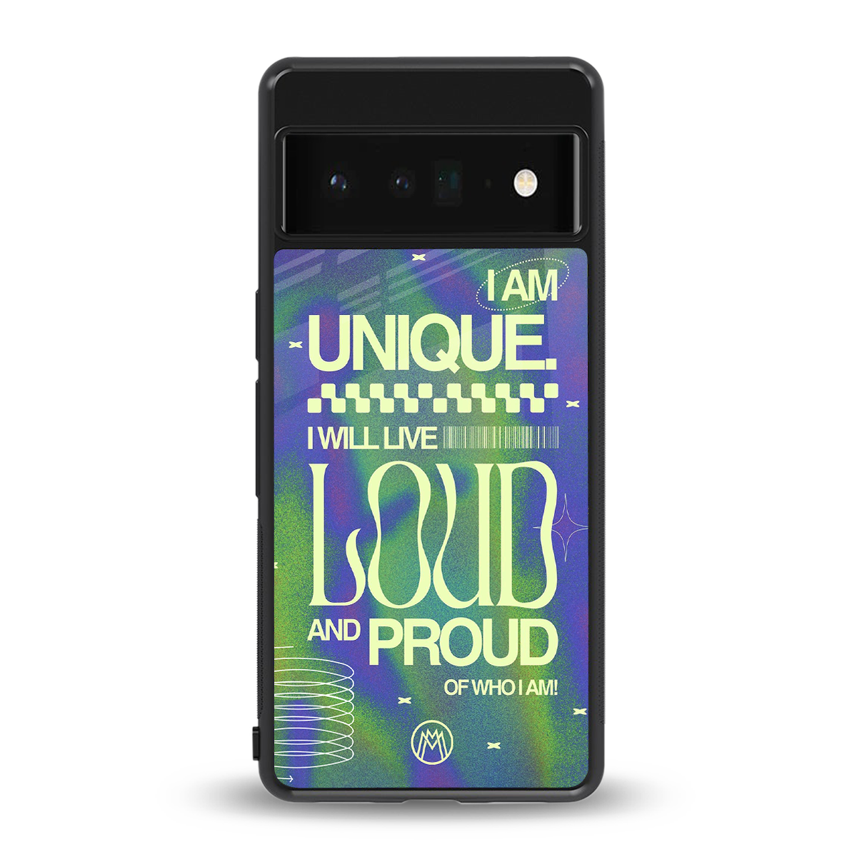 proudly me back phone cover | glass case for google pixel 6 pro
