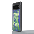 proudly me back phone cover | glass case for google pixel 6 pro