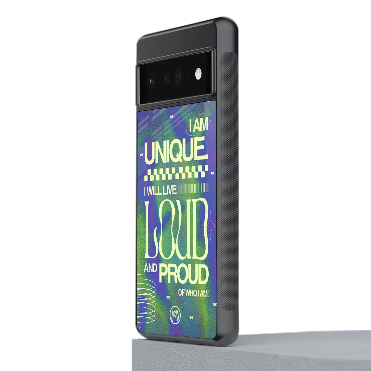 proudly me back phone cover | glass case for google pixel 6 pro