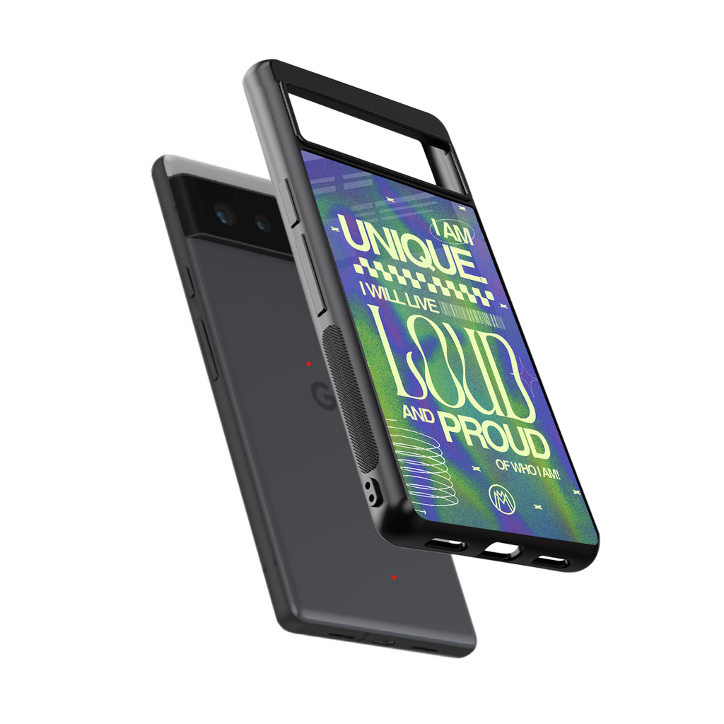 proudly me back phone cover | glass case for Google Pixel 6A