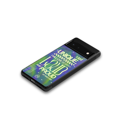 proudly me back phone cover | glass case for Google Pixel 6A