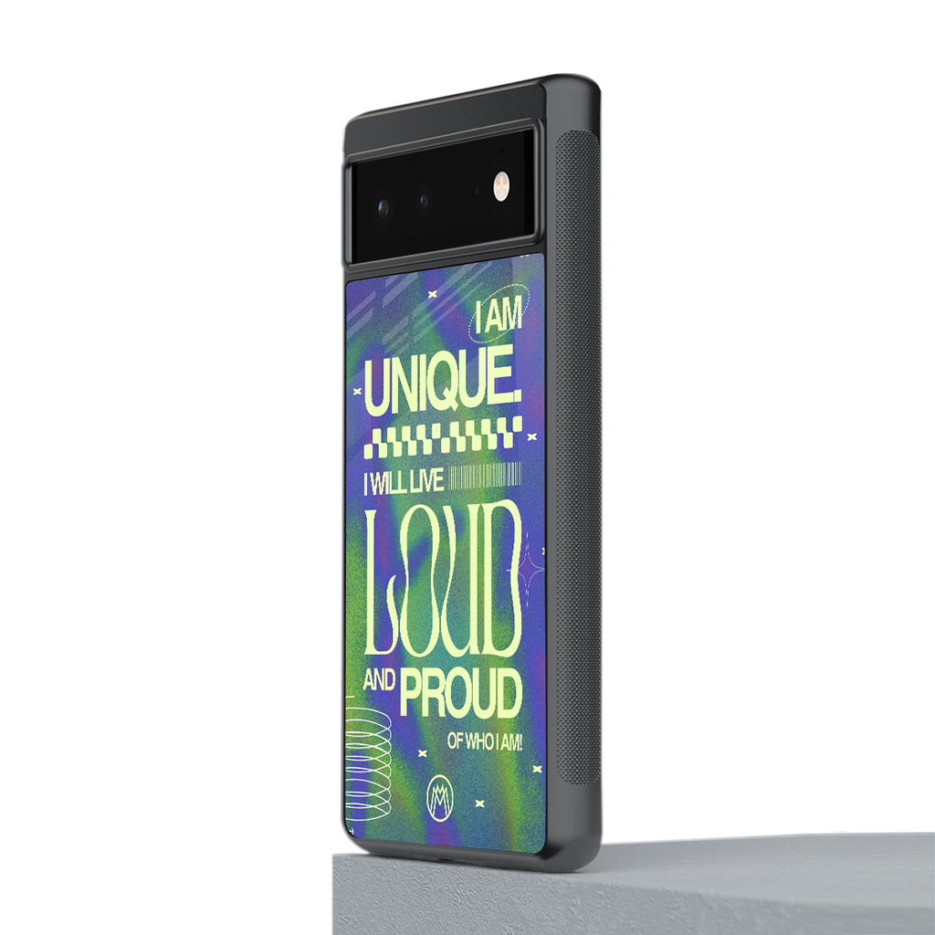 proudly me back phone cover | glass case for Google Pixel 6A