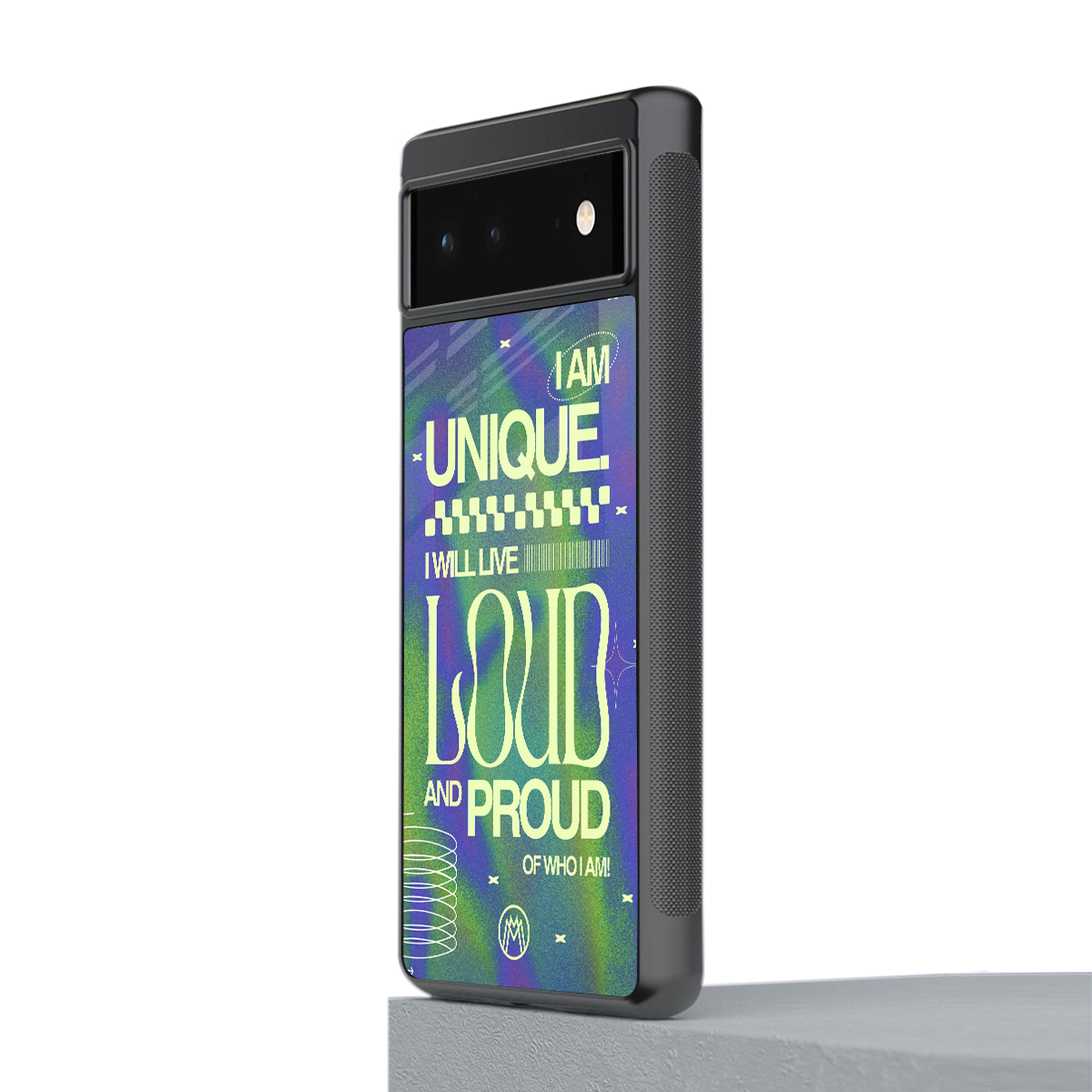proudly me back phone cover | glass case for Google Pixel 6A