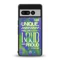 proudly me back phone cover | glass case for google pixel 7 pro