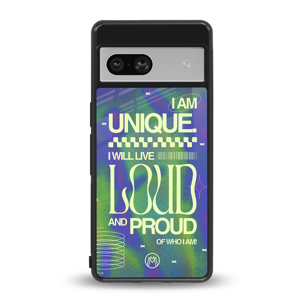 proudly me back phone cover | glass case for Google Pixel 7A