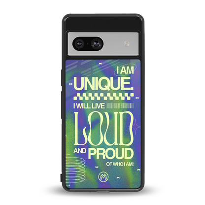 proudly me back phone cover | glass case for Google Pixel 7A