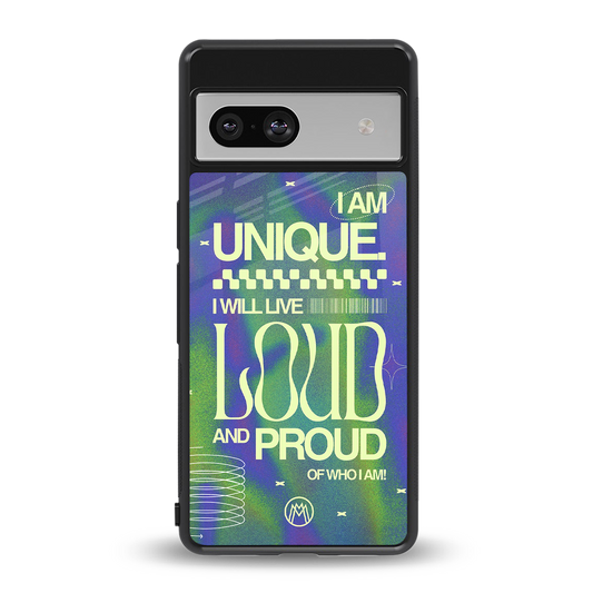 proudly me back phone cover | glass case for Google Pixel 7A