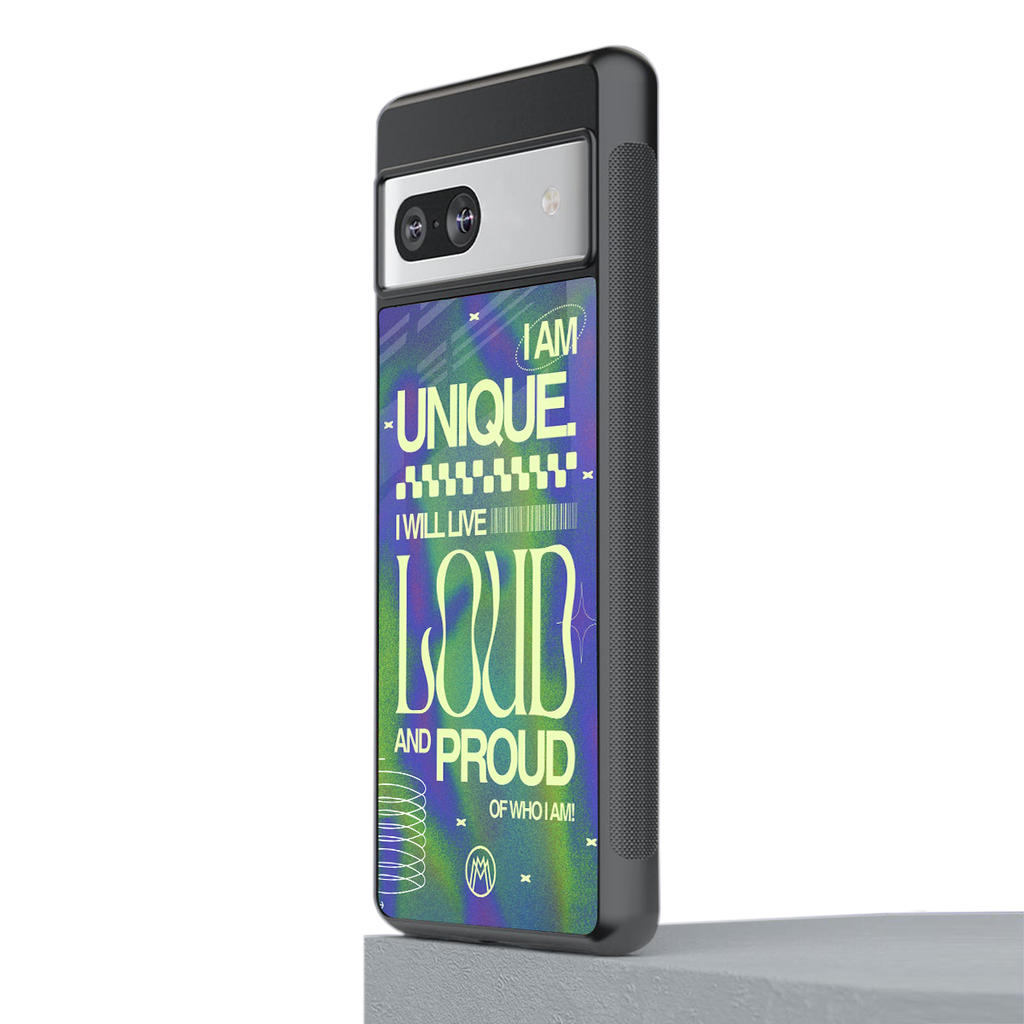 proudly me back phone cover | glass case for Google Pixel 7