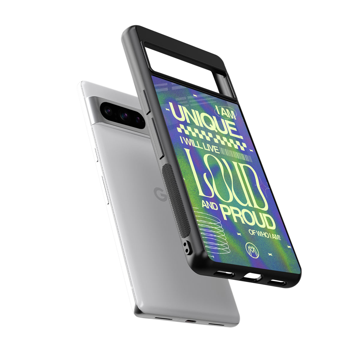 proudly me back phone cover | glass case for google pixel 8 pro