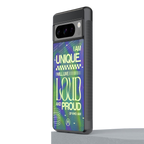 proudly me back phone cover | glass case for google pixel 8 pro