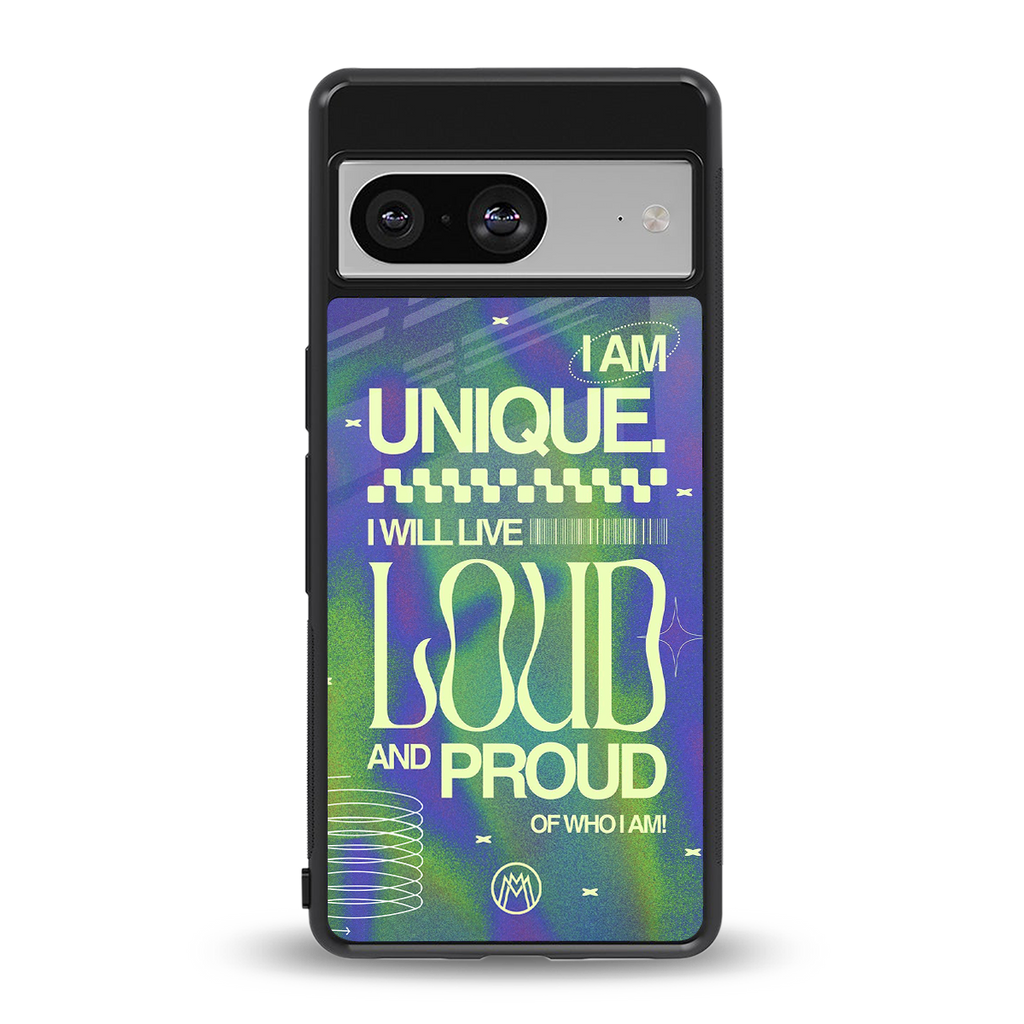 proudly me back phone cover | glass case for Google Pixel 8