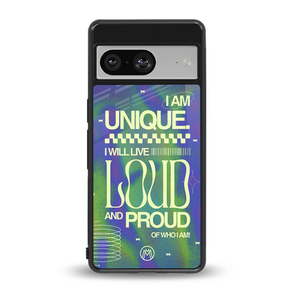 proudly me back phone cover | glass case for Google Pixel 8