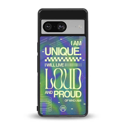 proudly me back phone cover | glass case for Google Pixel 8