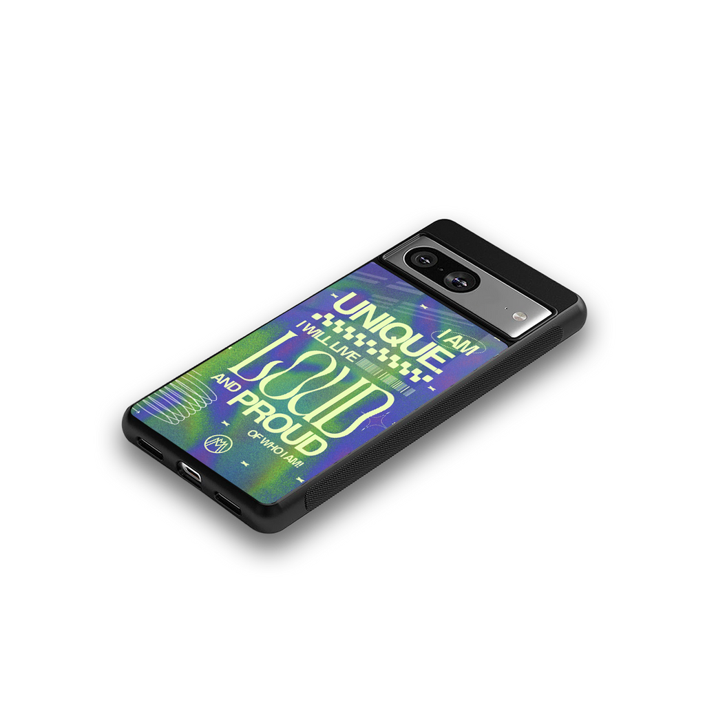 proudly me back phone cover | glass case for Google Pixel 8