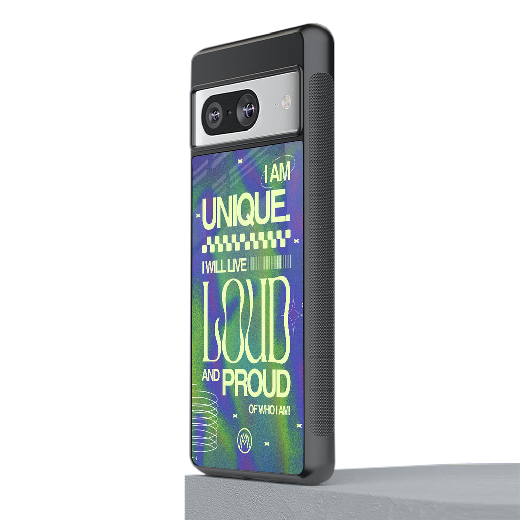 proudly me back phone cover | glass case for Google Pixel 8