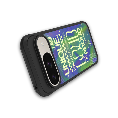 proudly me back phone cover | glass case for google pixel 9