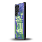 proudly me back phone cover | glass case for samsung galaxy s23 ultra