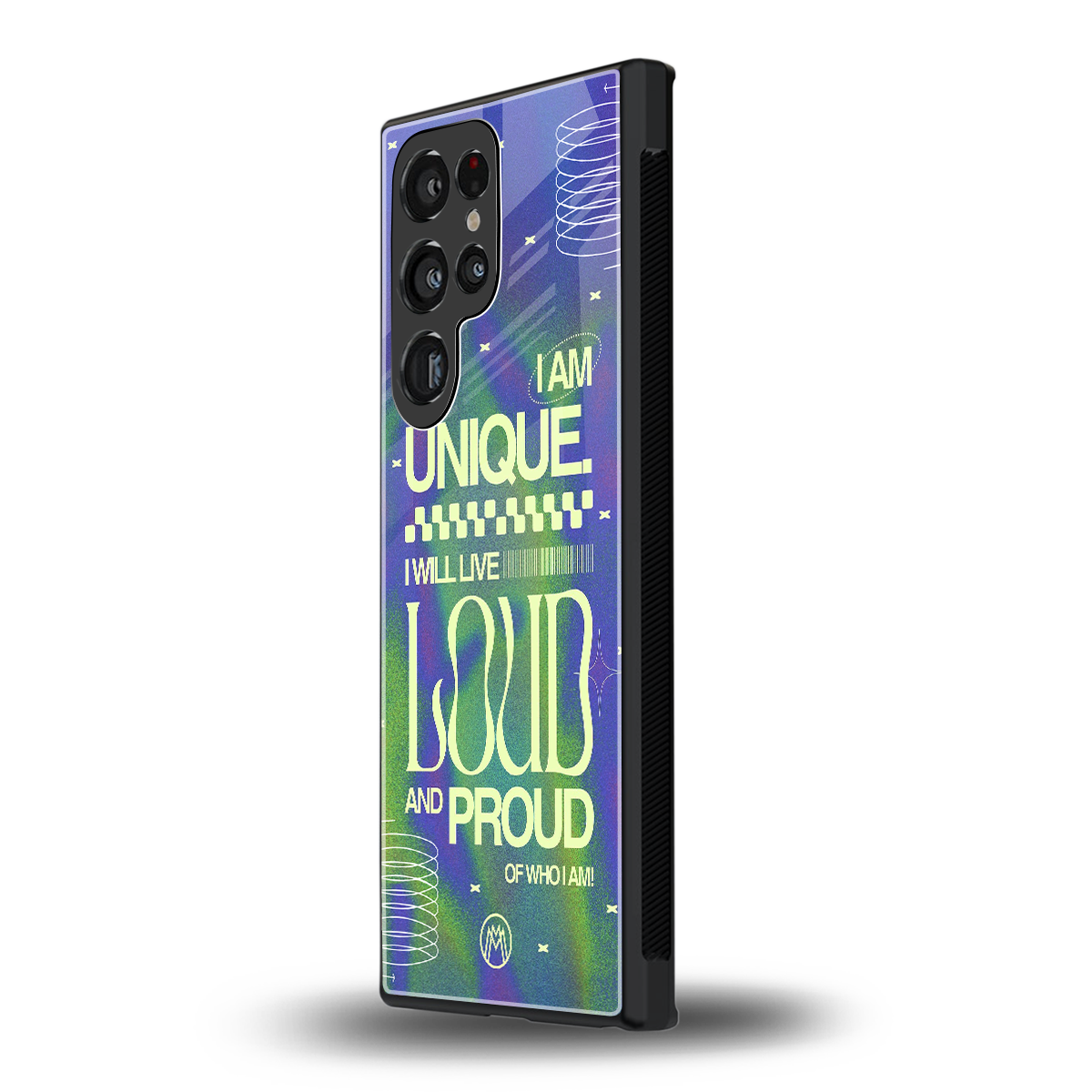 proudly me back phone cover | glass case for samsung galaxy s23 ultra