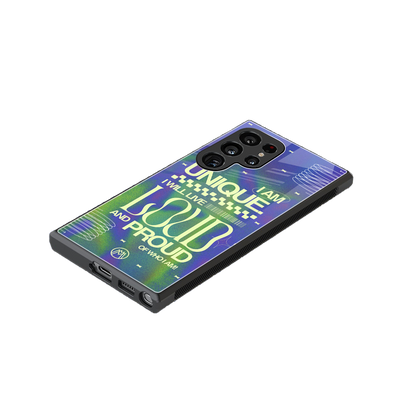 proudly me back phone cover | glass case for samsung galaxy s23 ultra