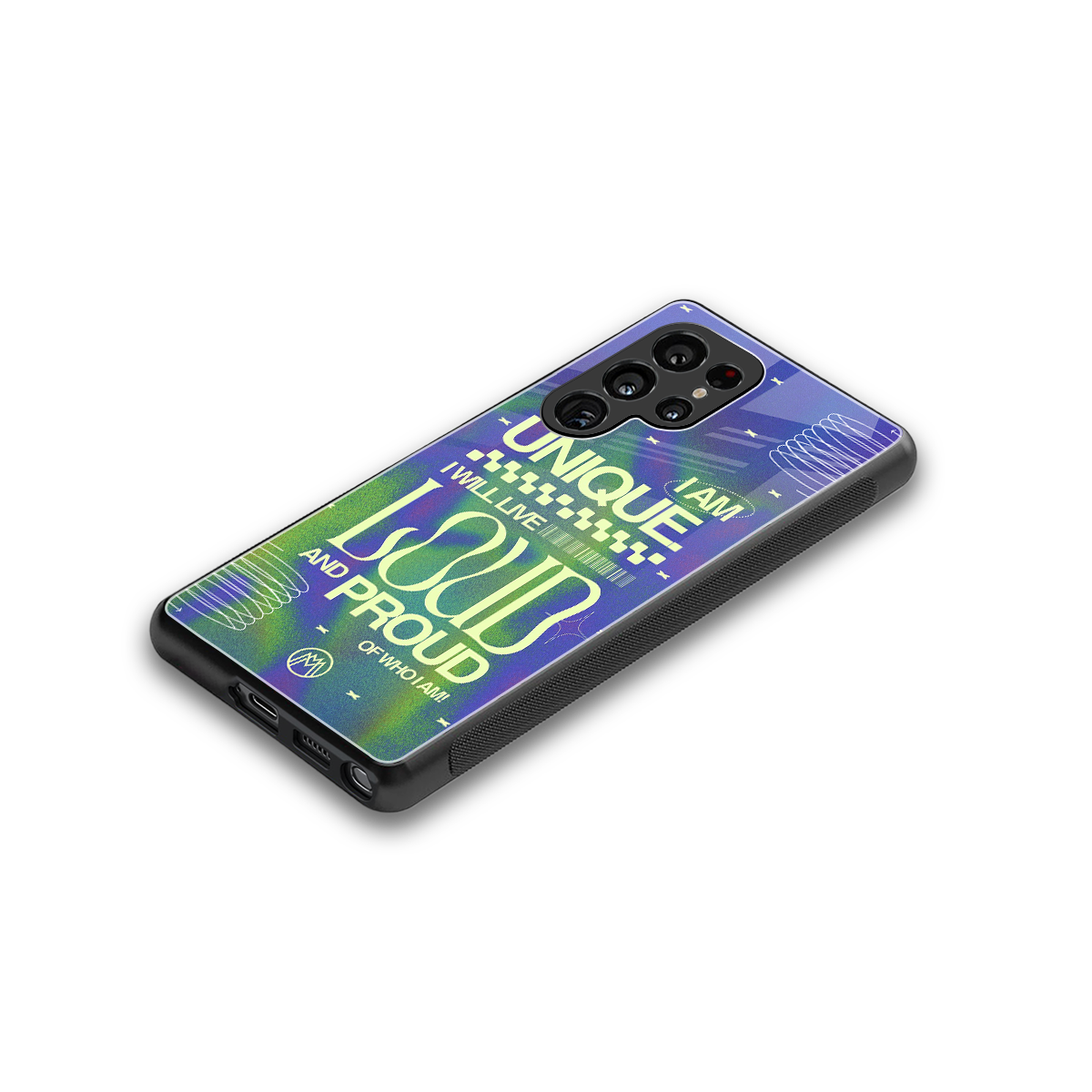 proudly me back phone cover | glass case for samsung galaxy s25 ultra