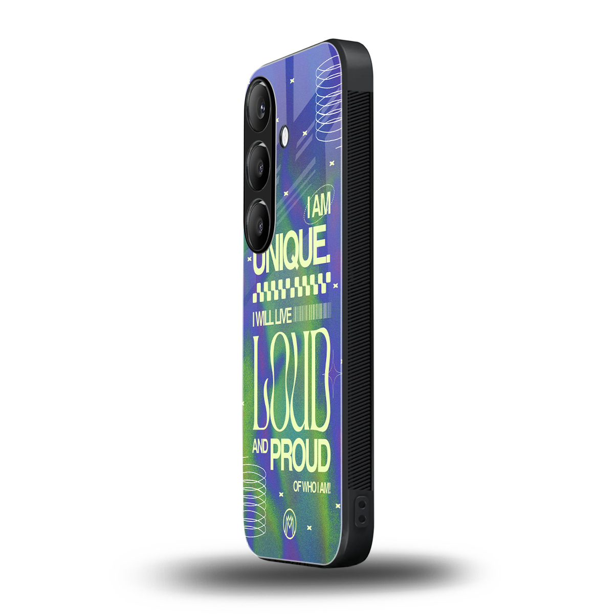 proudly me back phone cover | glass case for samsung galaxy s24 plus