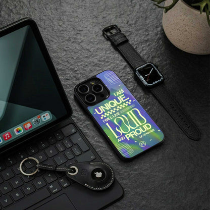 proudly me back phone cover | glass case for iphone 13 pro