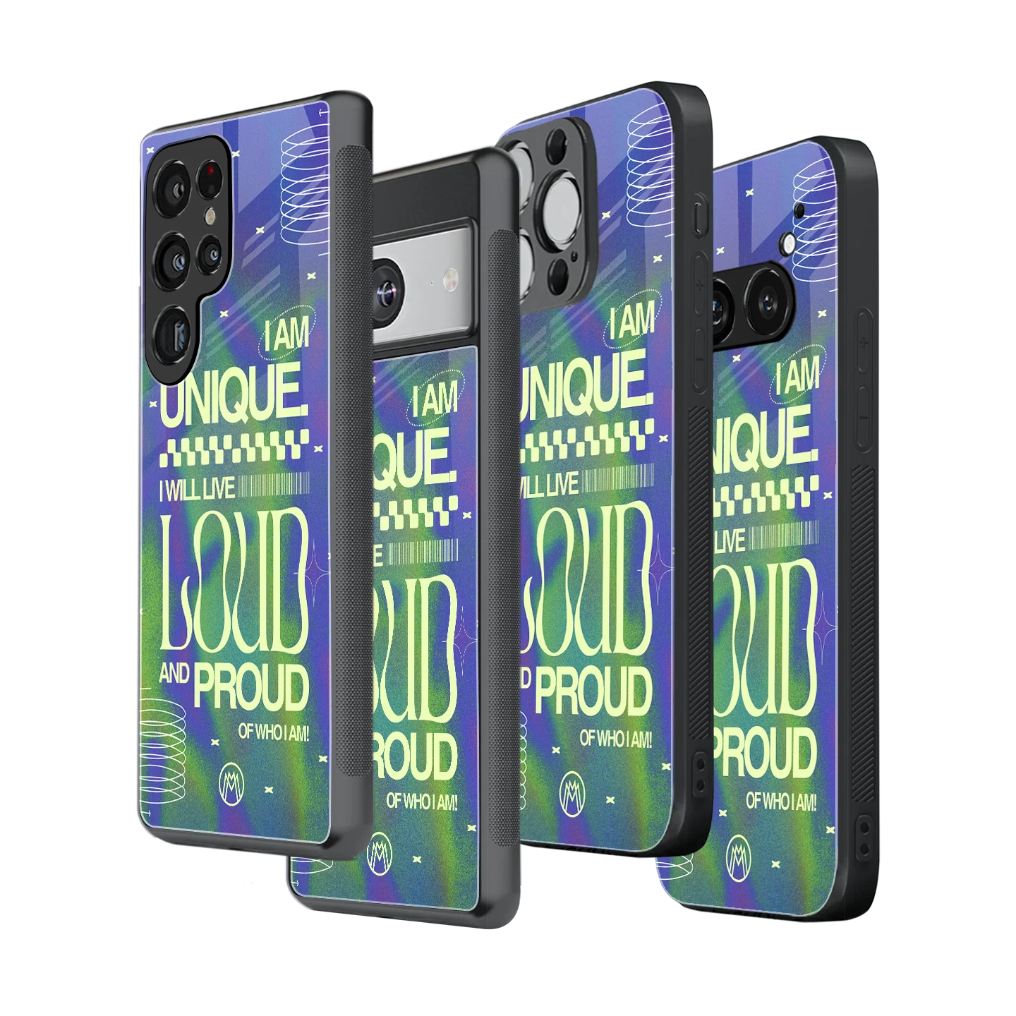 Stylish Glass Back Case for All Smartphones – iPhone, Samsung, OnePlus, Pixel, Redmi, Oppo, Vivo, Motorola