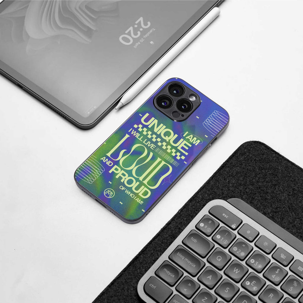proudly me back phone cover | glass case for iphone 14 pro max