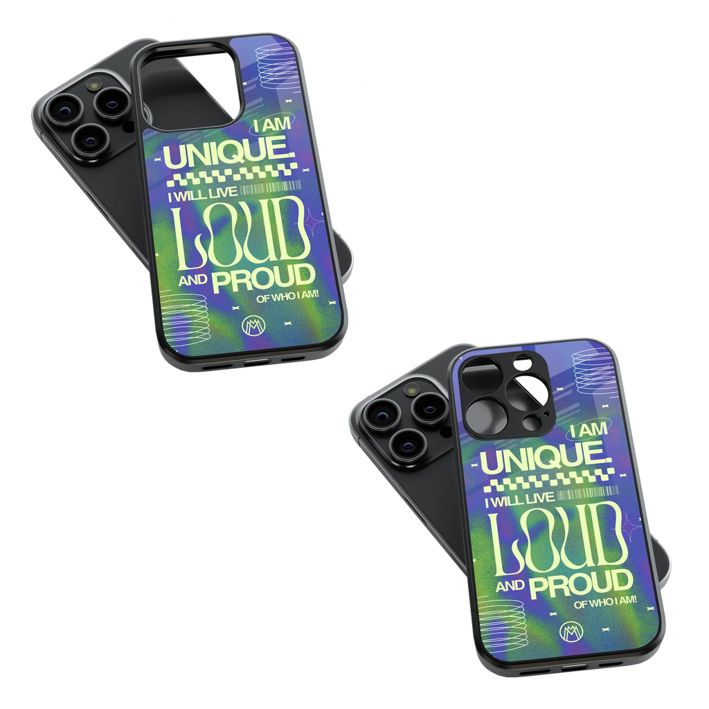 Trendy Glass Back Mobile Case for iPhone, Samsung, Redmi, OnePlus, Google Pixel, Motorola