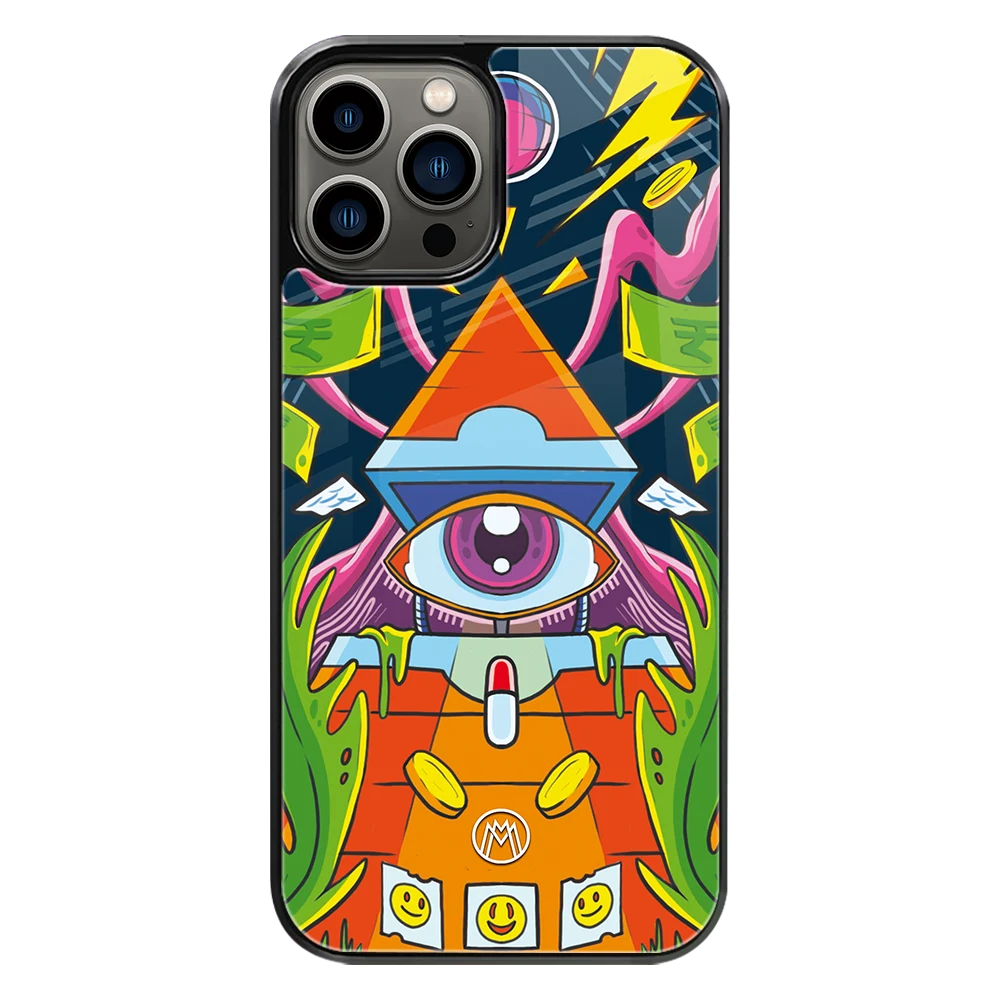 Premium Glass Back Mobile Phone Cover for iPhone, Samsung, OnePlus, Google Pixel, Redmi, Oppo, Vivo & Realme