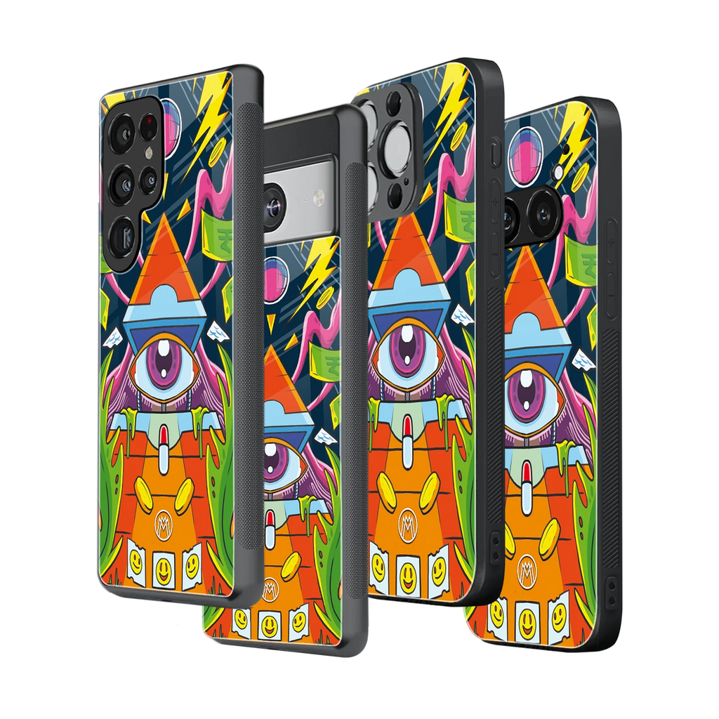 Stylish Glass Back Case for All Smartphones iPhone, Samsung, OnePlus, Pixel, Redmi, Oppo, Vivo, Motorola