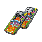 Protective Glass Back Phone Case Compatible with iPhone, Samsung, OnePlus, Pixel & More