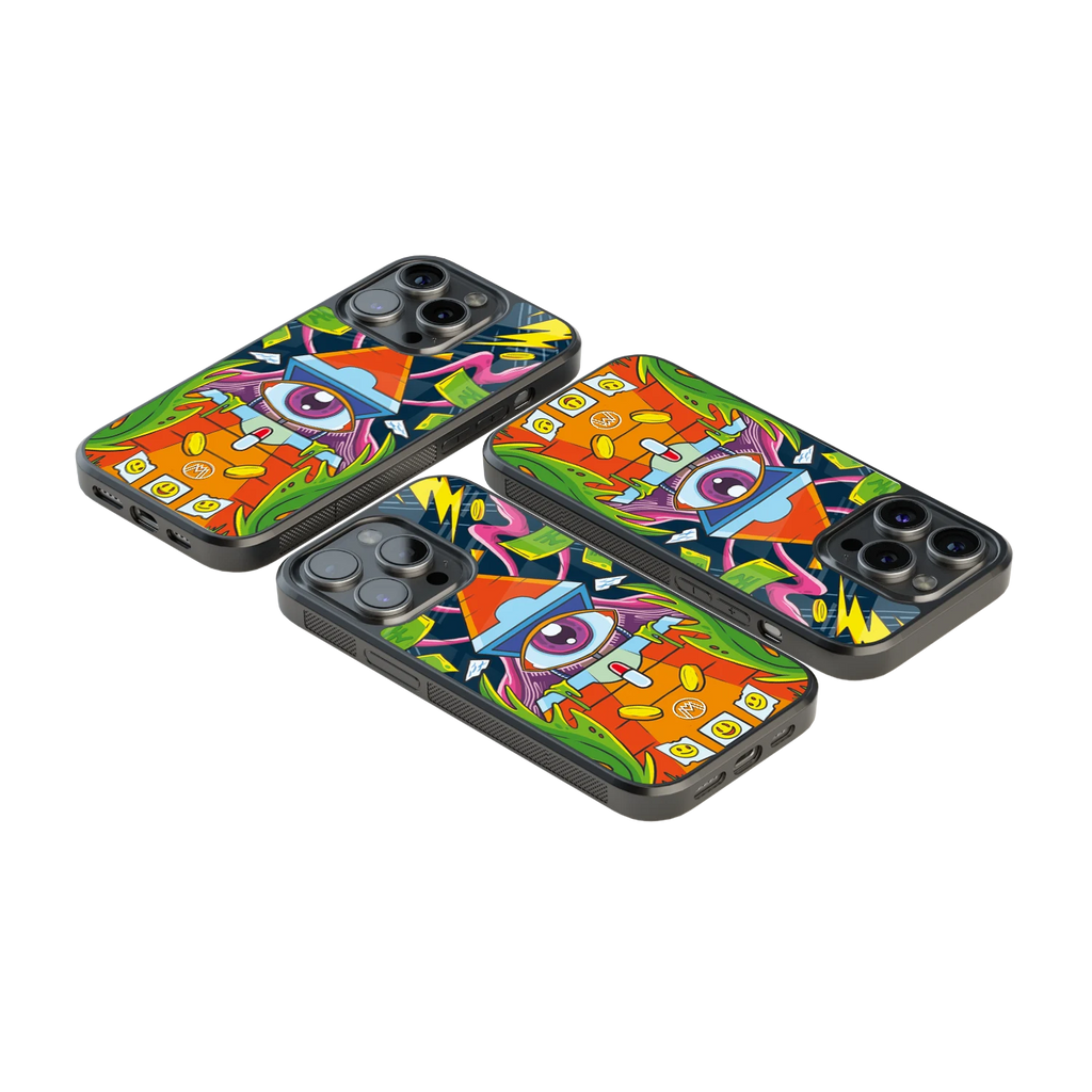 Luxury Glass Back Mobile Cover for iPhone, Samsung Galaxy, OnePlus, Pixel, Redmi & More
