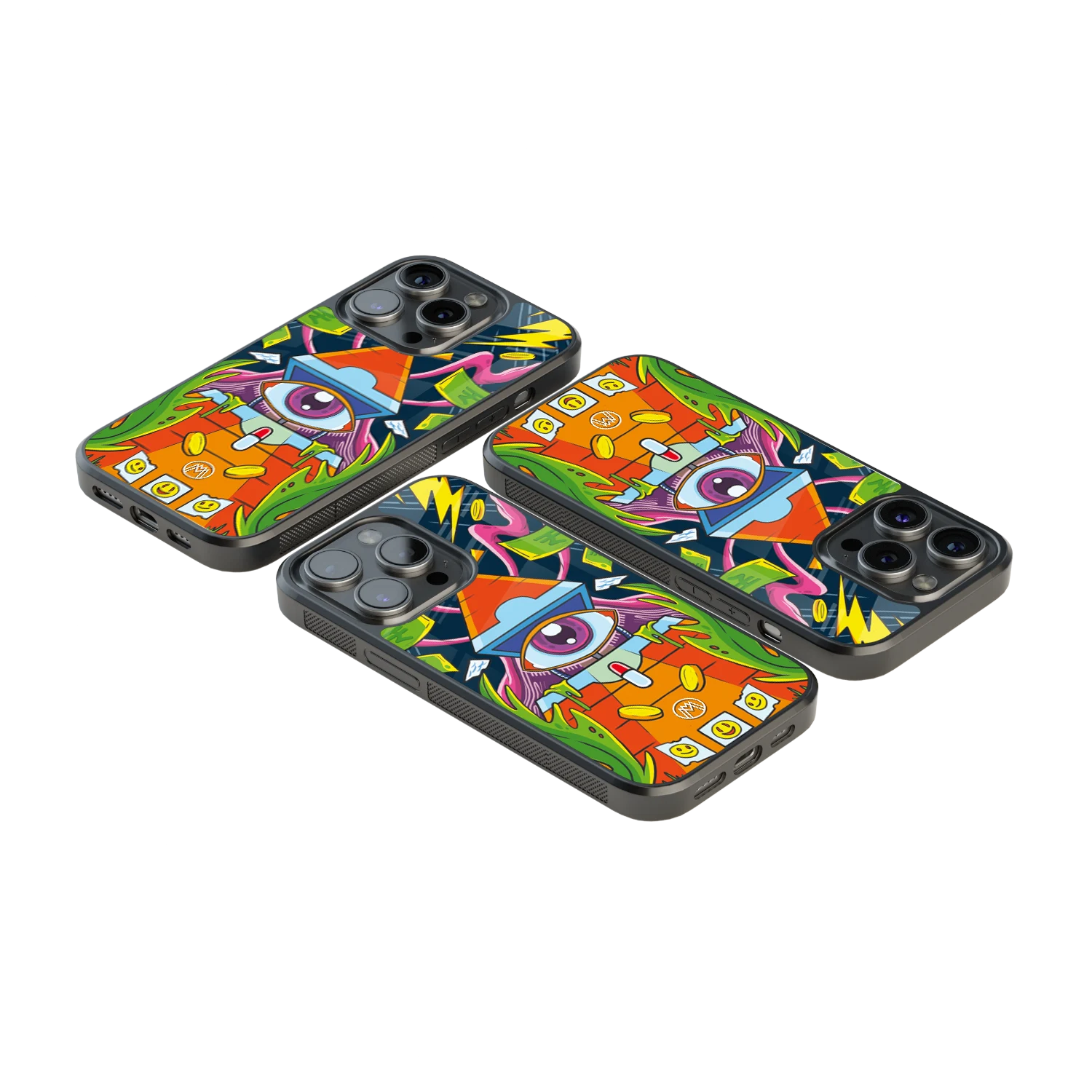 Luxury Glass Back Mobile Cover for iPhone, Samsung Galaxy, OnePlus, Pixel, Redmi & More