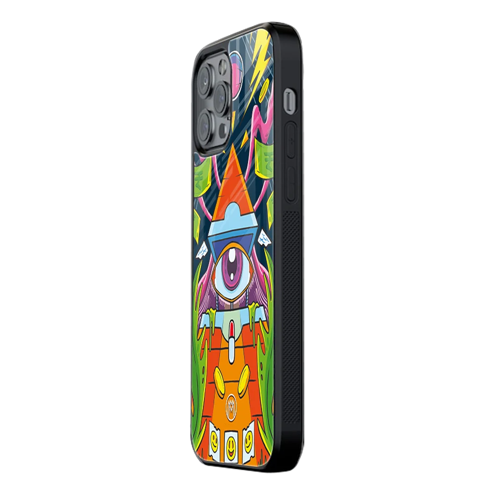 Slim Glass Back Phone Case for Multiple Brands iPhone, Samsung, Redmi, OnePlus, Oppo, Vivo