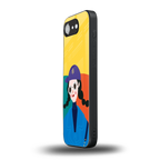 psychedelic chic back phone cover | glass case for iphone 16e