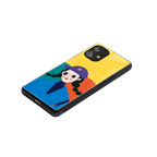psychedelic chic back phone cover | glass case for nothing phone 1