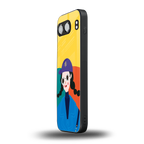 psychedelic chic back phone cover | glass case for oneplus nord 4