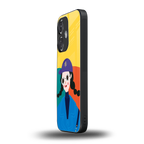 psychedelic chic back phone cover | glass case for oneplus nord ce 3