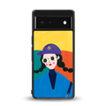 psychedelic chic back phone cover | glass case for Google Pixel 6A