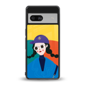 psychedelic chic back phone cover | glass case for Google Pixel 7