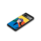 psychedelic chic back phone cover | glass case for Google Pixel 7
