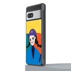 psychedelic chic back phone cover | glass case for Google Pixel 7