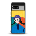 psychedelic chic back phone cover | glass case for Google Pixel 8