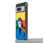 psychedelic chic back phone cover | glass case for Google Pixel 8
