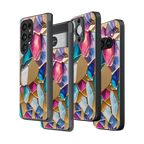 Stylish Glass Back Case for All Smartphones iPhone, Samsung, OnePlus, Pixel, Redmi, Oppo, Vivo, Motorola